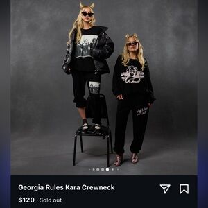 Boys Lie Georgia Rules Kara Crewneck Sweatshirt